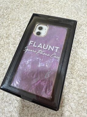 Flaunt Square Phone Case for iPhone 11 - Purple